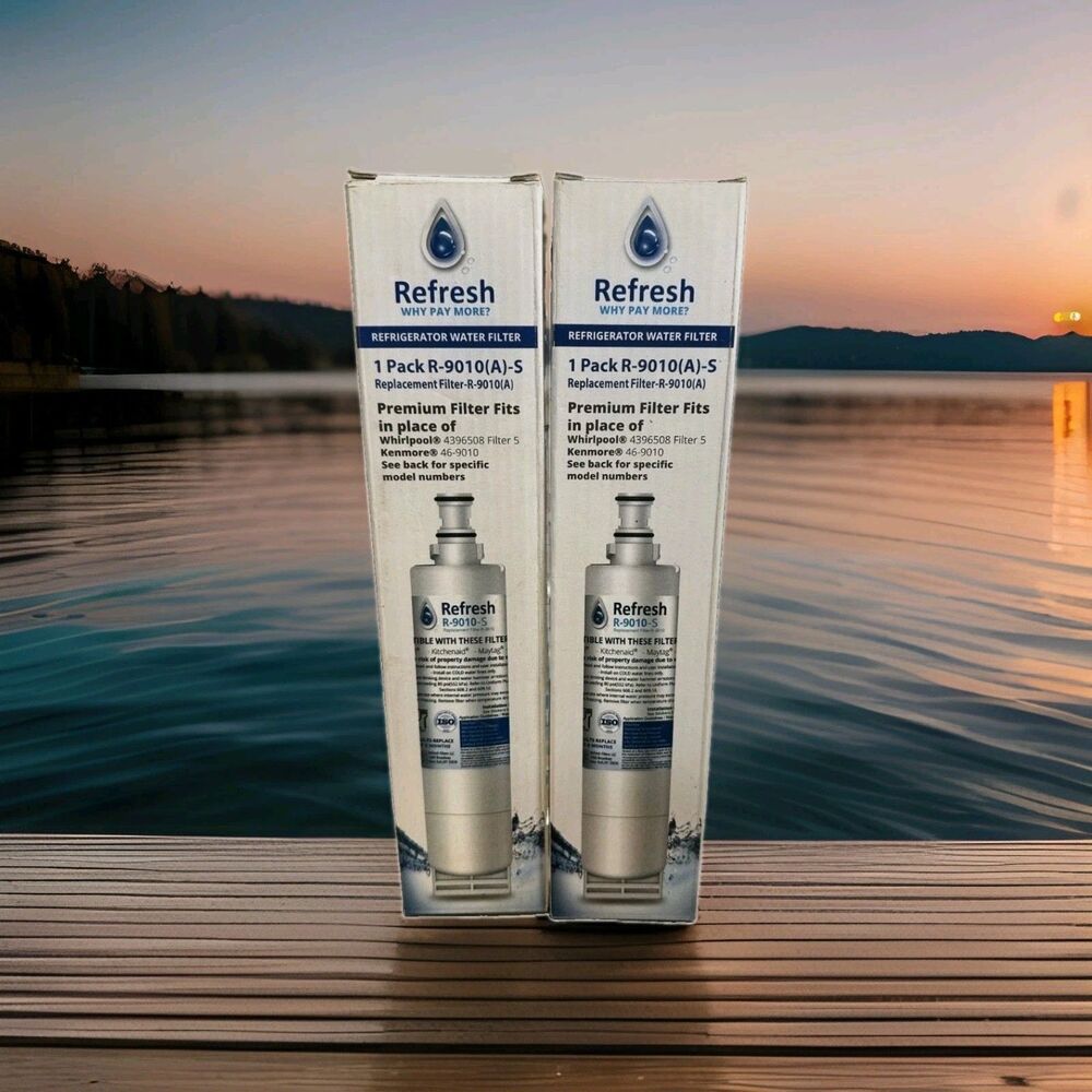 Refrigerator Water Filter Refresh R-9010 (A) BRAND NEW & SEALED, Lot of 2